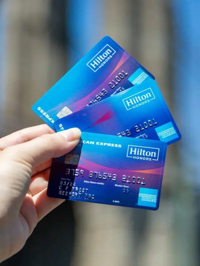 10 think about the Hilton credi card