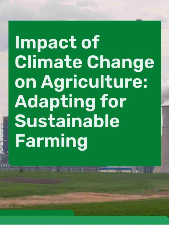 The Impact of Climate Change on Agriculture